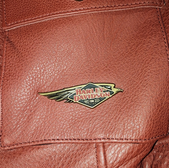 Harley-Davidson 120th Anniversary Collectors Edition Women's Leather Jacket - Picture 4 of 15